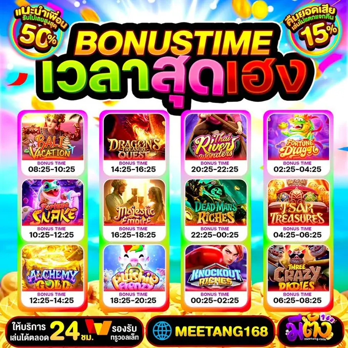 โปรโมชั่น MEETANG168 สิทธิพิเศษสำหรับสมาชิกทุกคน